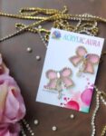 Holographic Acrylic Bow Earring