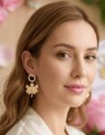 Handmade Maple Leaf Earrings Online | Acrylic Aura