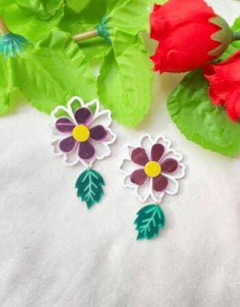 Bloom Pop Floral Acrylic Earring