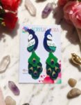 Elegant Peacock Acrylic Earrings
