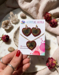 Personalized Heart Initial Acrylic Jewelry Set
