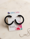hoop acrylic earring