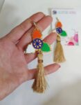 Tricolor Acrylic Earrings