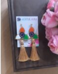 Tricolor Acrylic Earrings