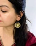 Diwali Acrylic Earrings – Golden Patakha Design